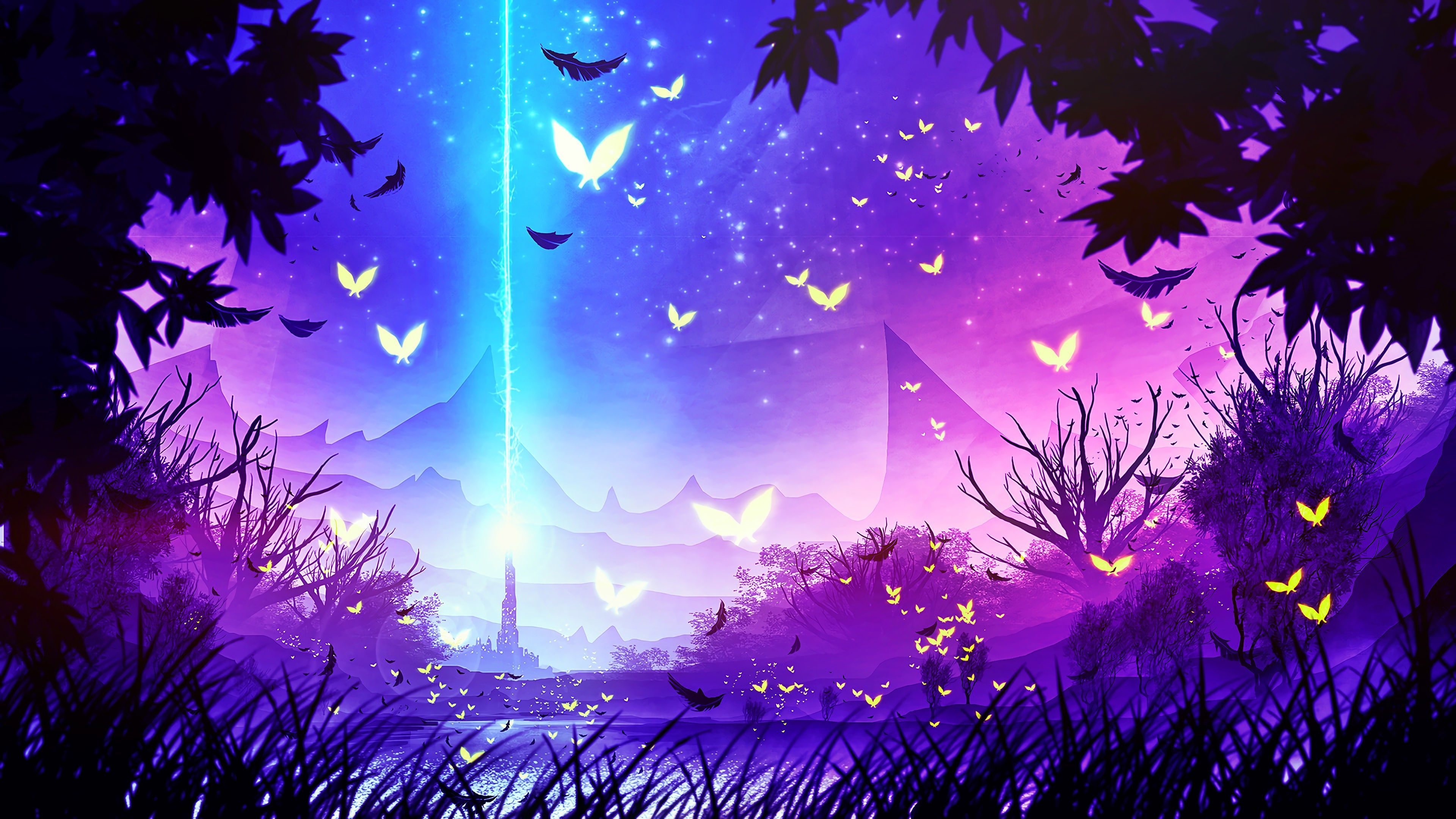 Purple Forest Wallpapers