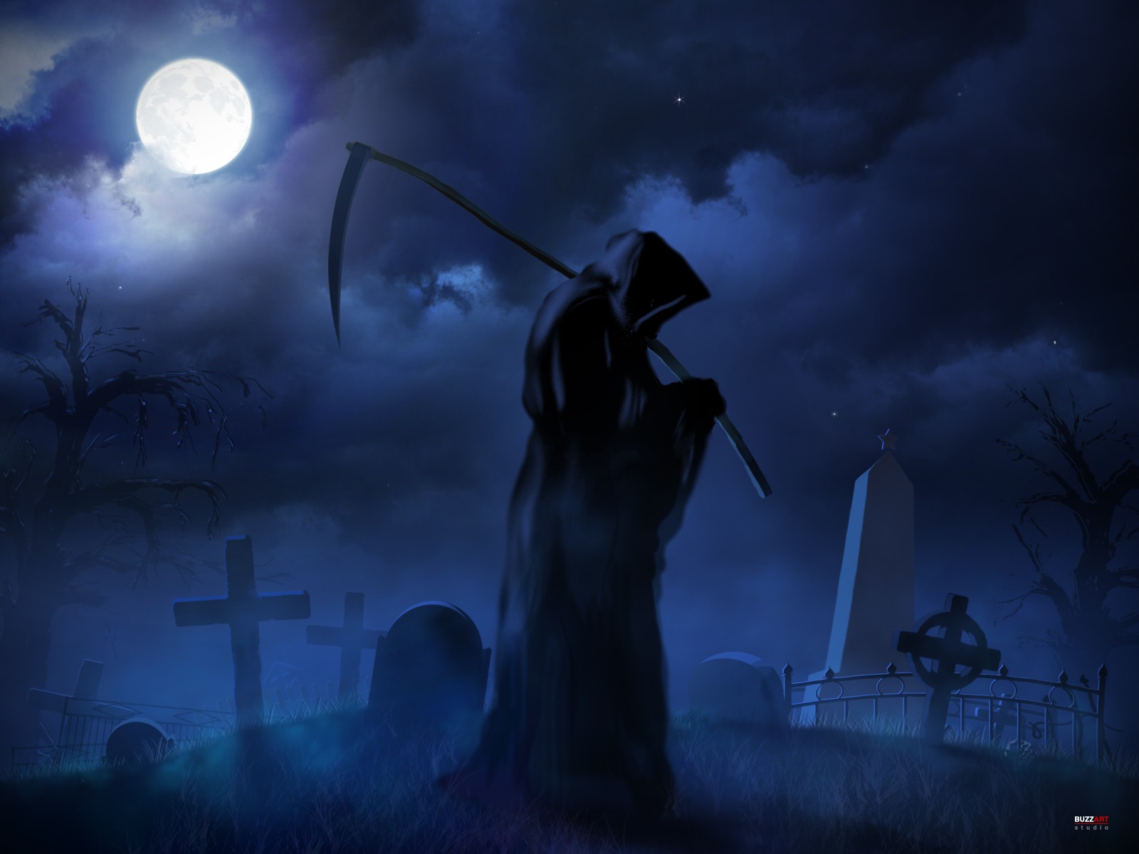 Purple Grim Reaper Wallpapers