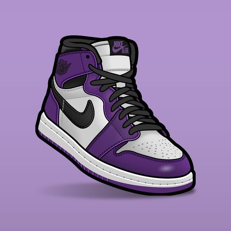 Purple Jordan 1 Wallpapers