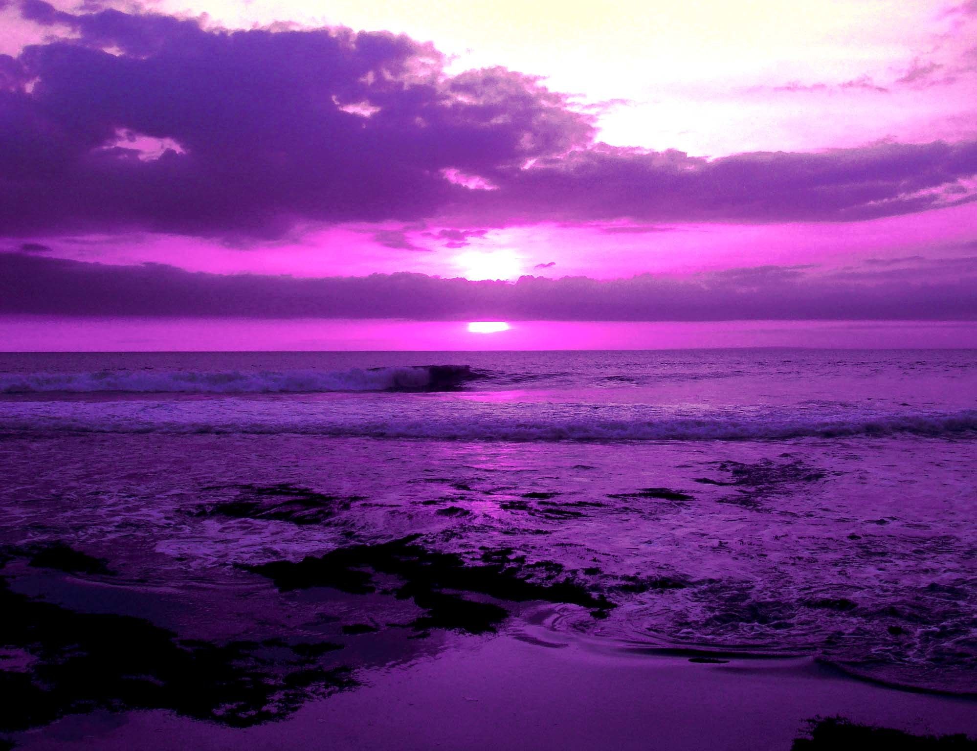 Purple Landscape Wallpapers