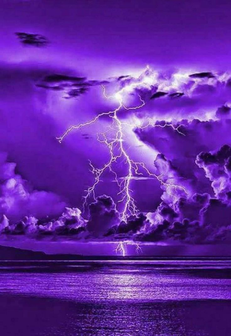 Purple Lightning Wallpapers