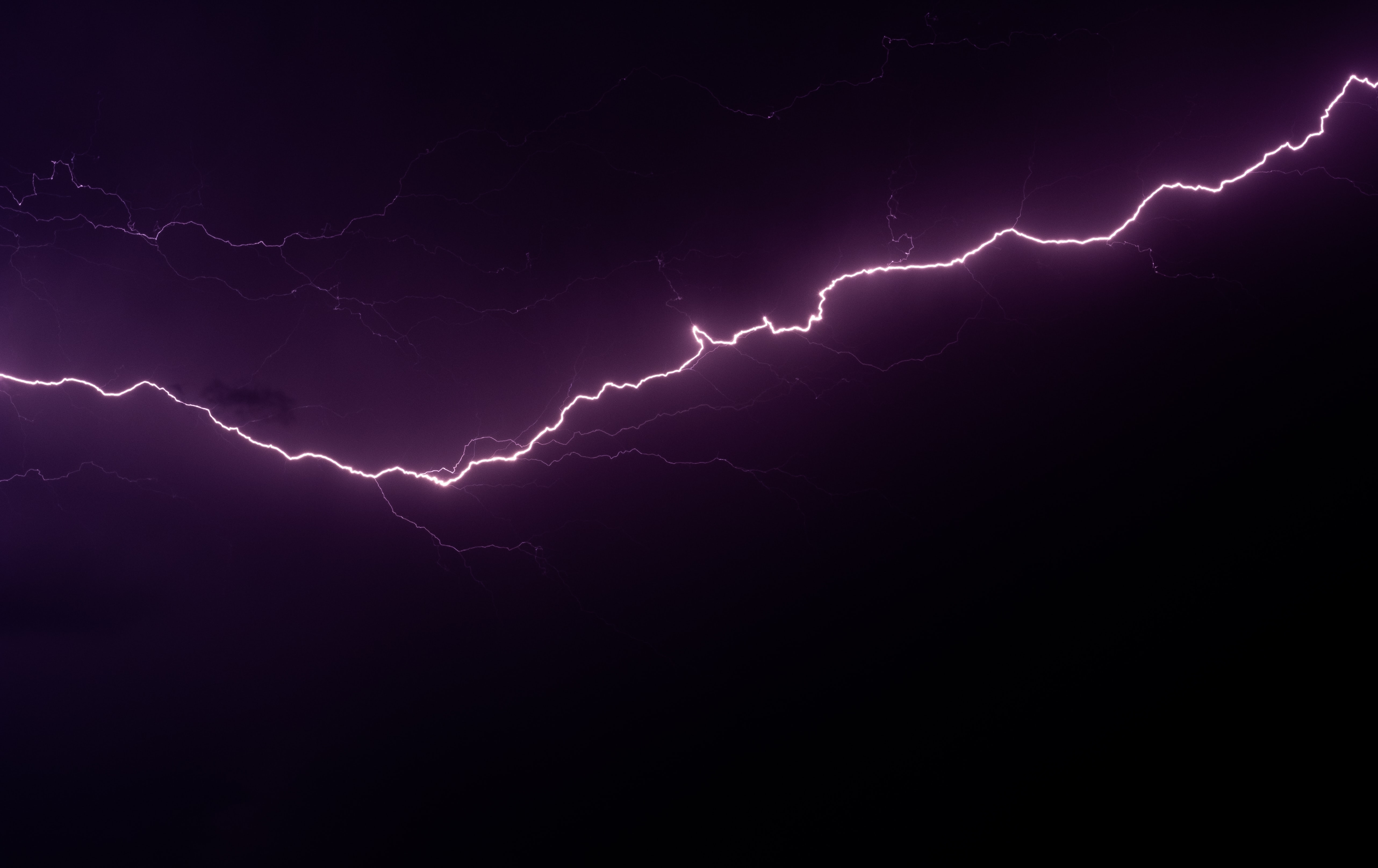 Purple Lightning Wallpapers