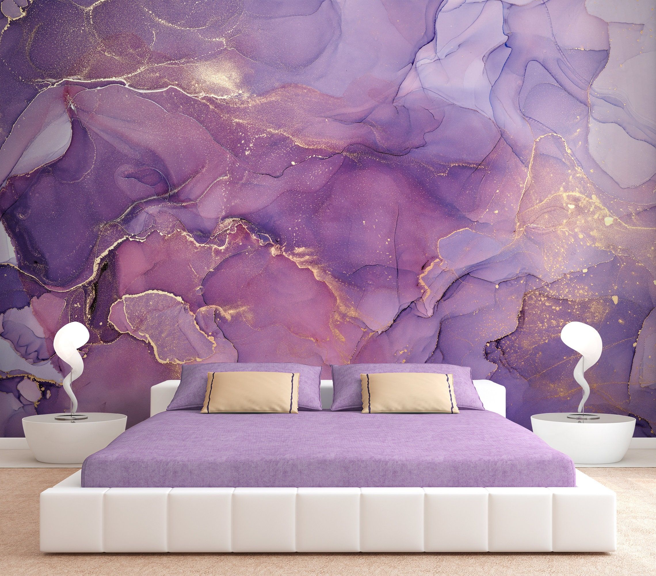 Purple Marble Wallpapers