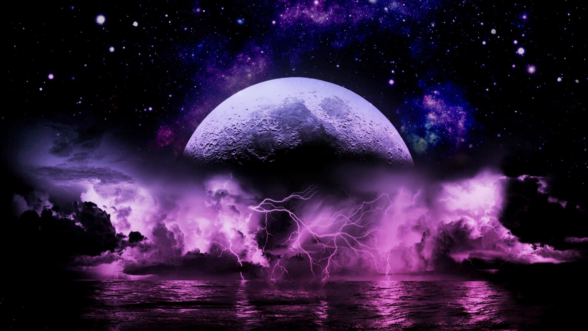 Purple Moon Wallpapers