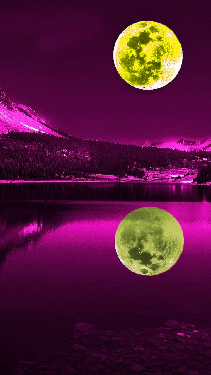 Purple Moon Wallpapers