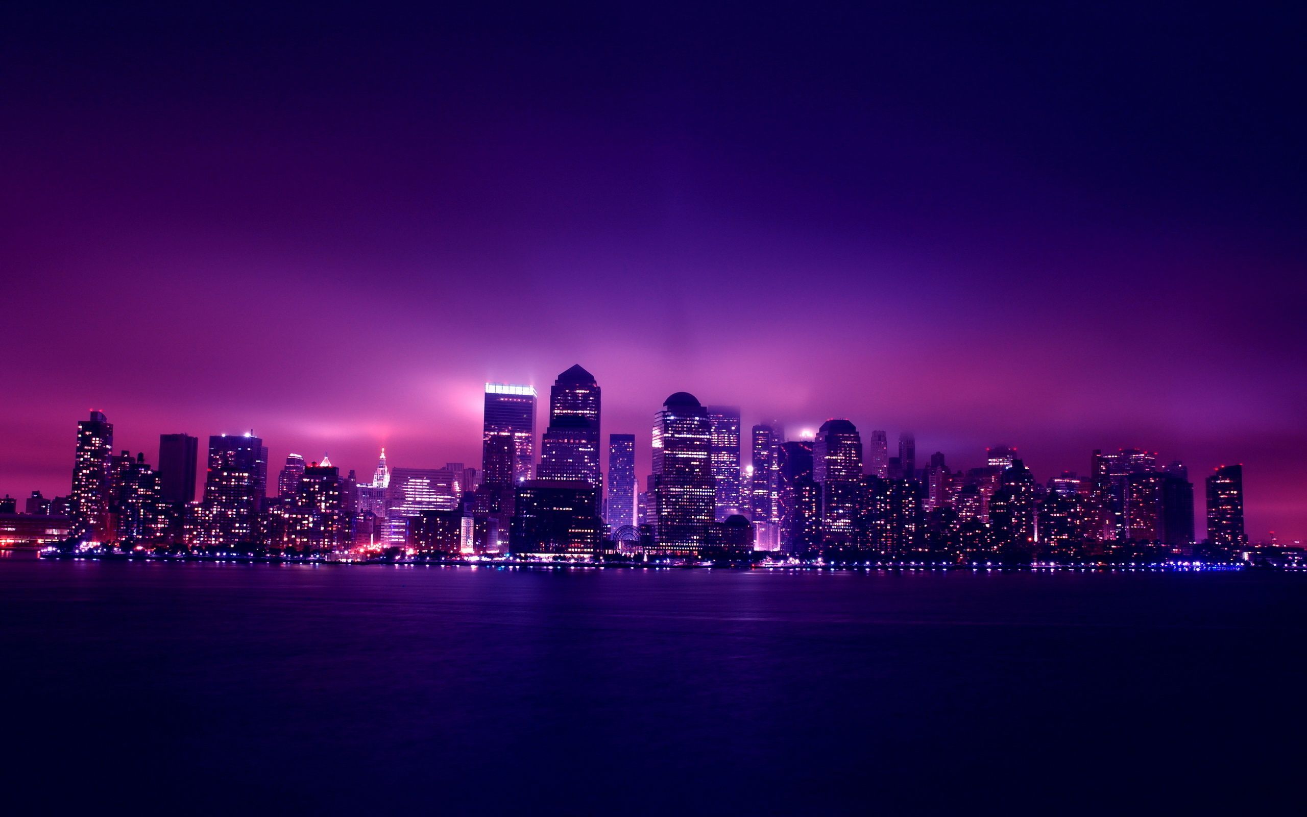 Purple New York Wallpapers