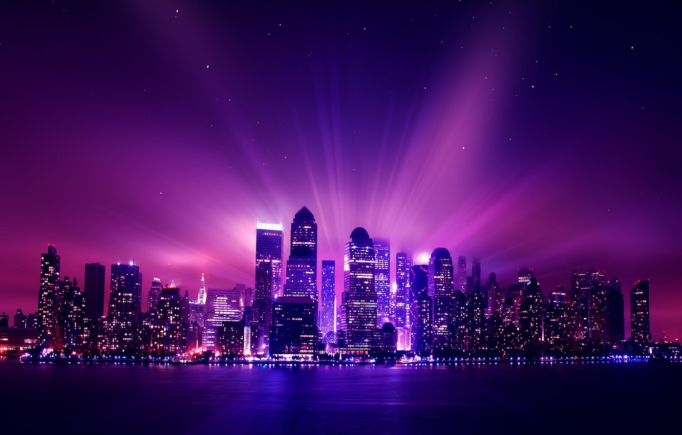 Purple New York Wallpapers