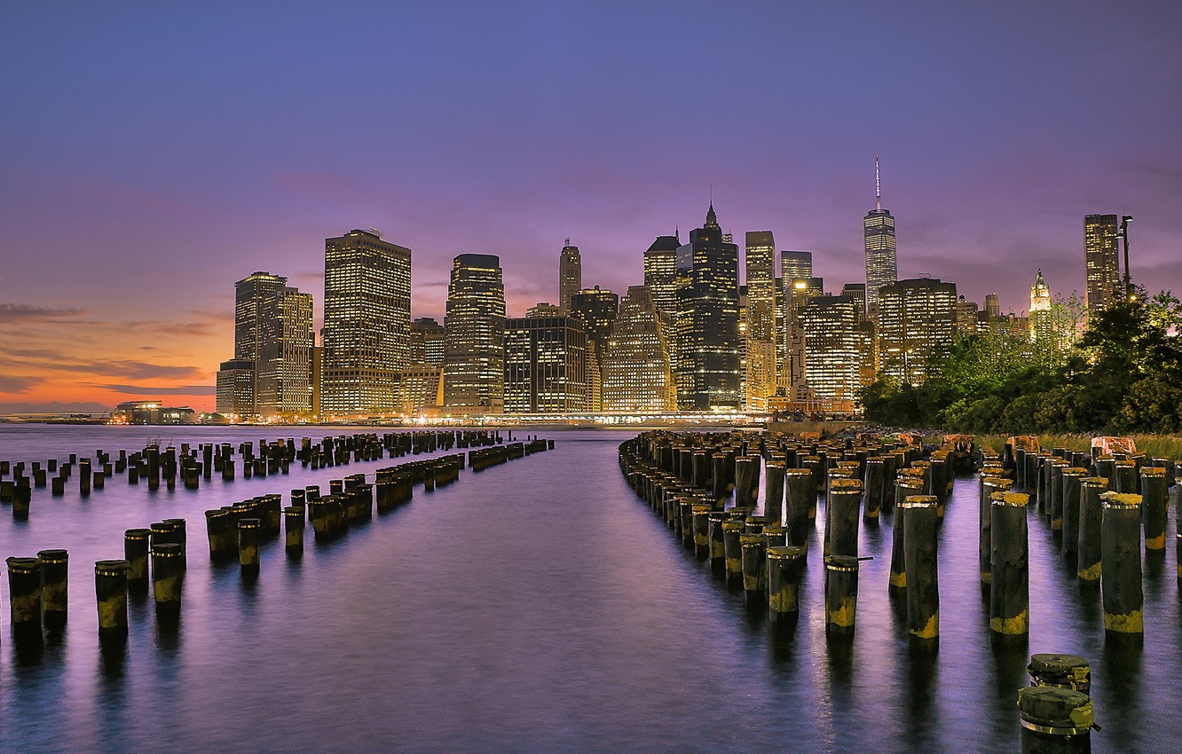 Purple New York Wallpapers