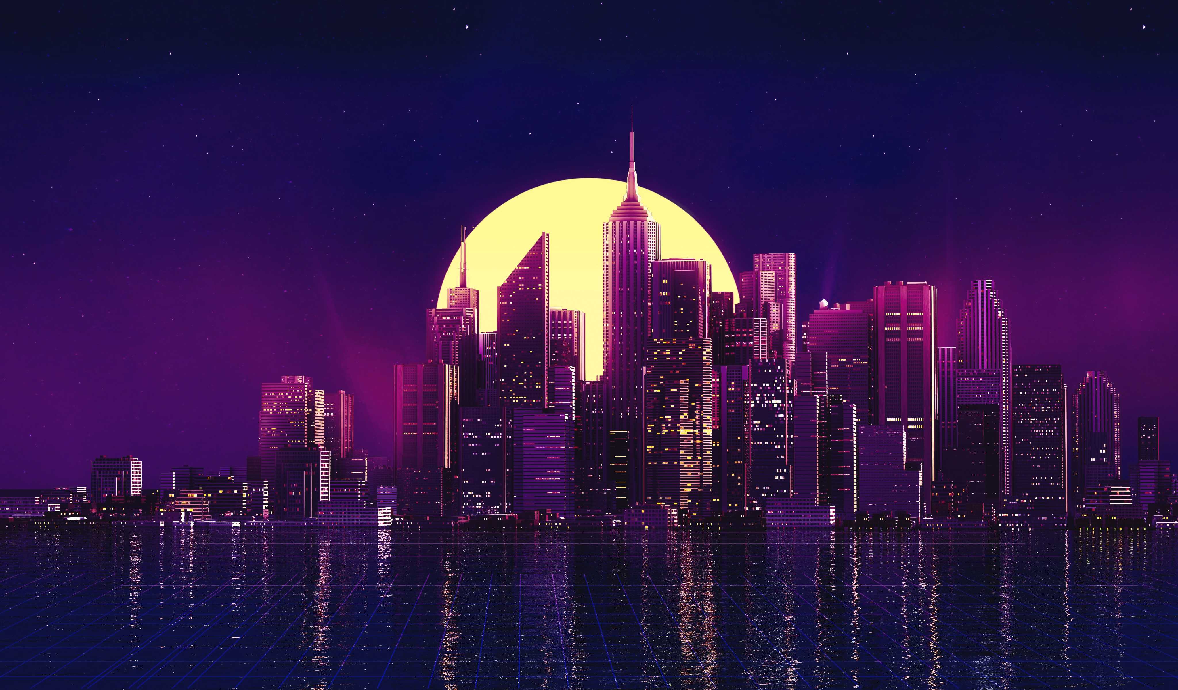 Purple New York Wallpapers