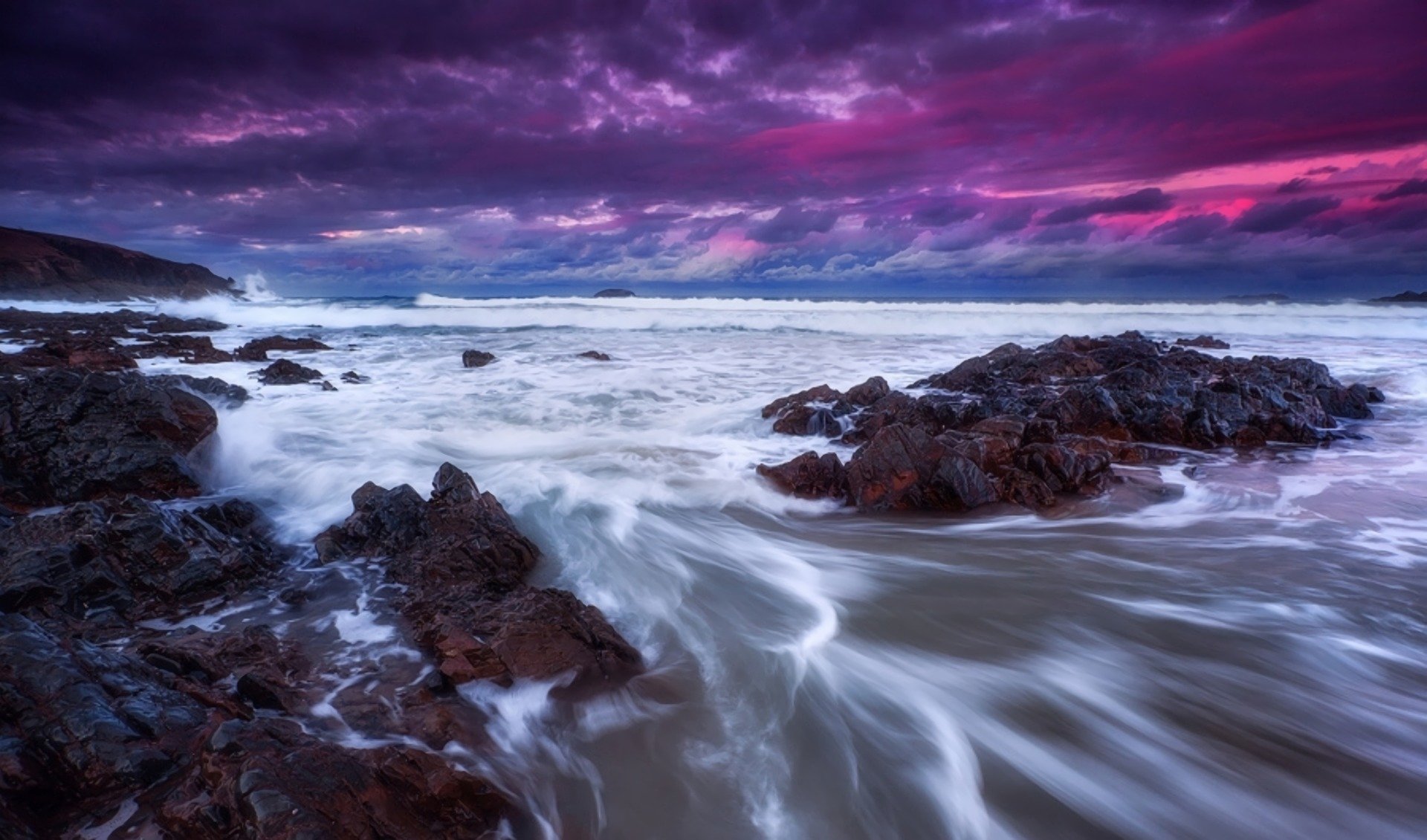 Purple Ocean Wallpapers