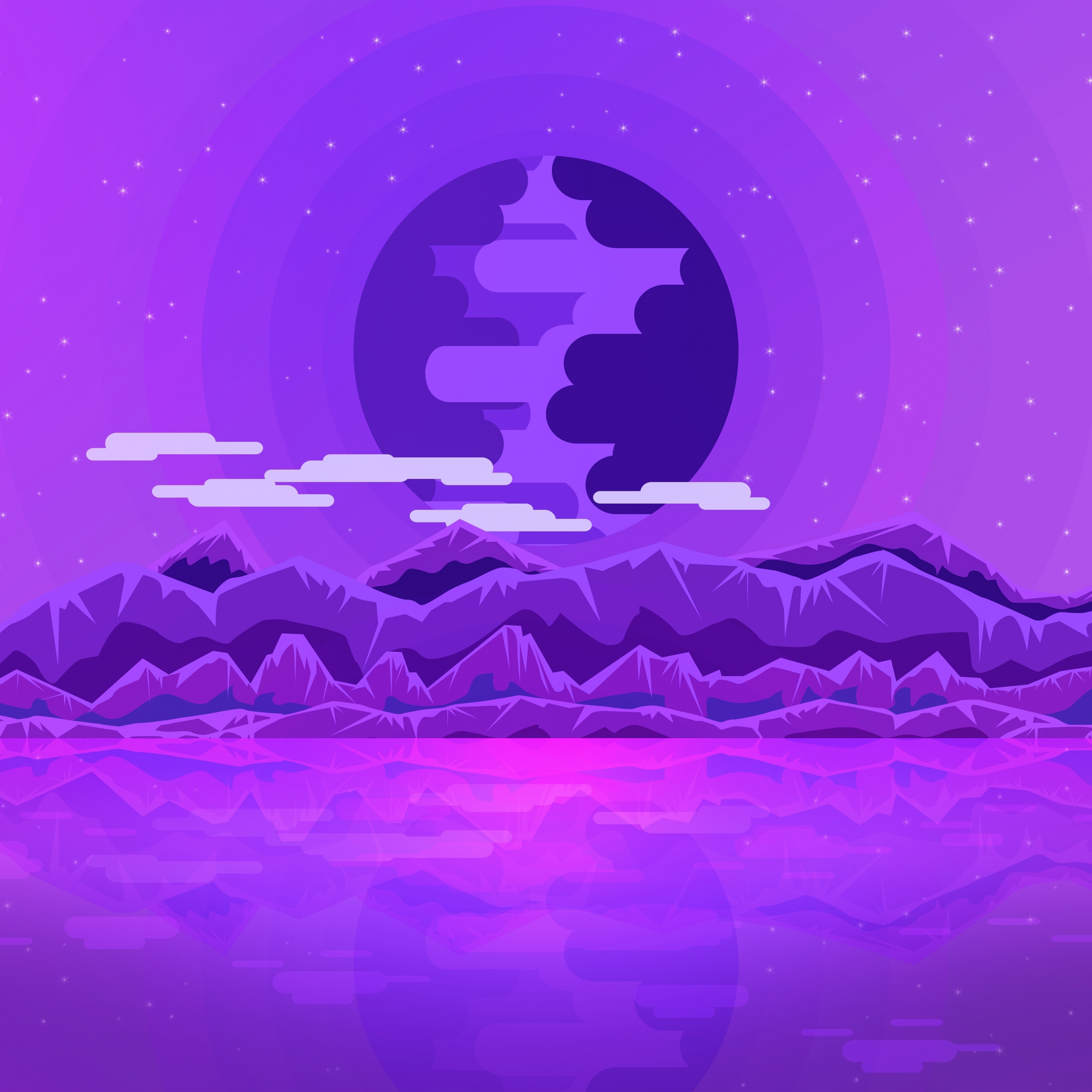 Purple Ocean Wallpapers