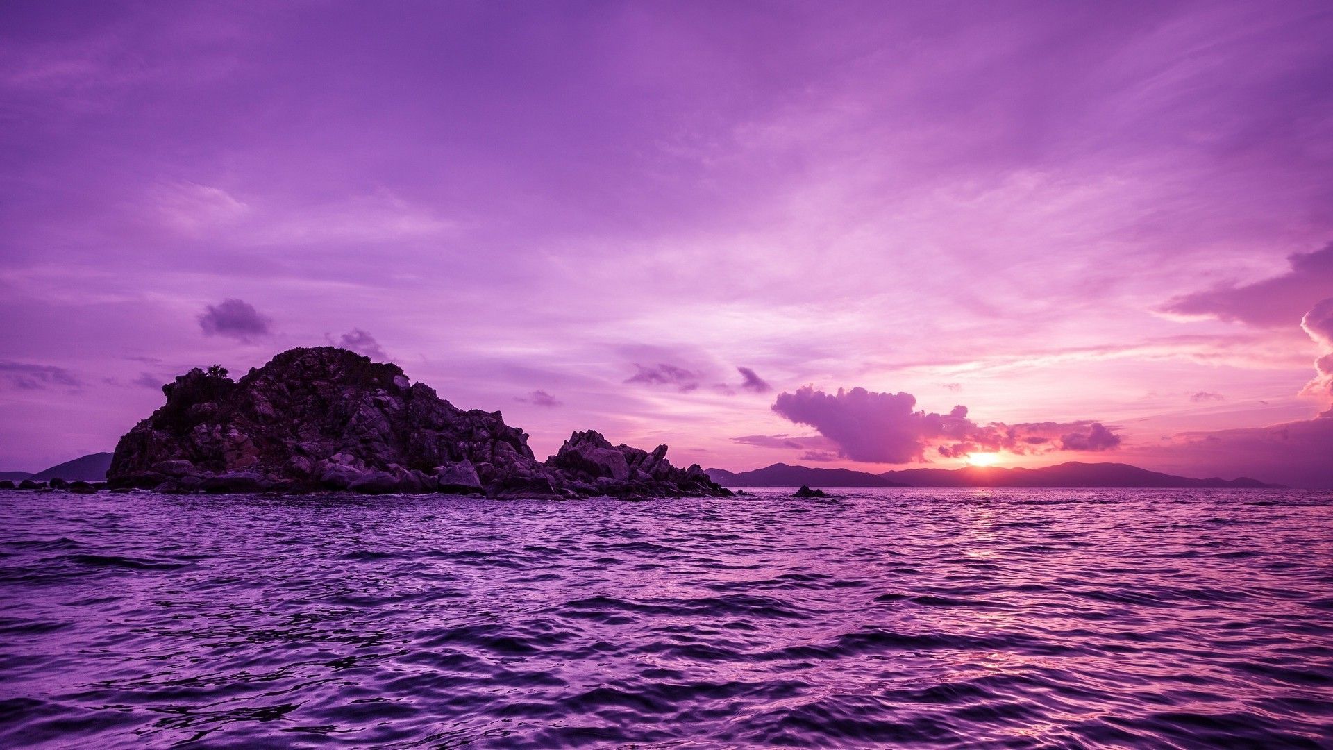 Purple Scenery Wallpapers