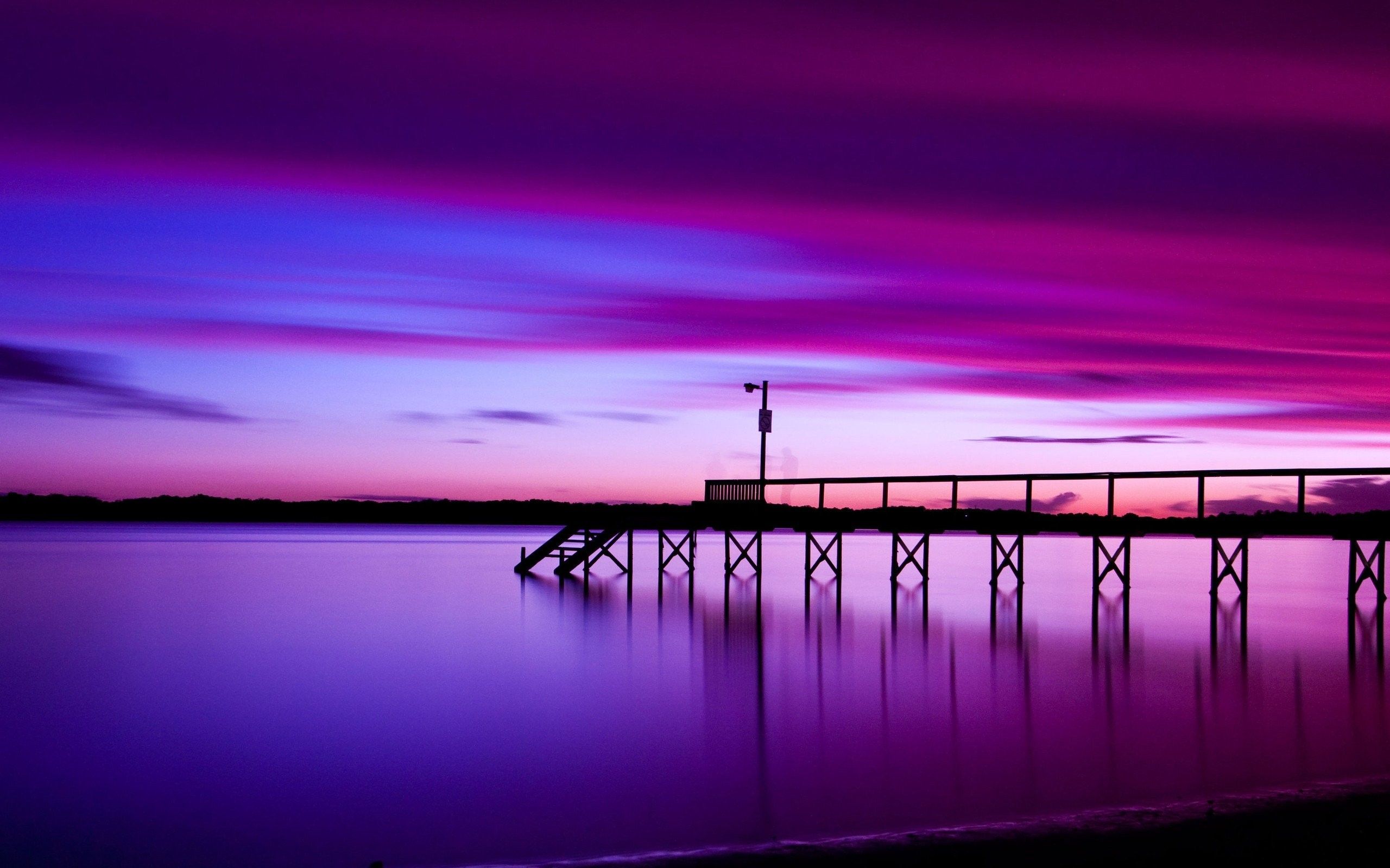 Purple Scenery Wallpapers