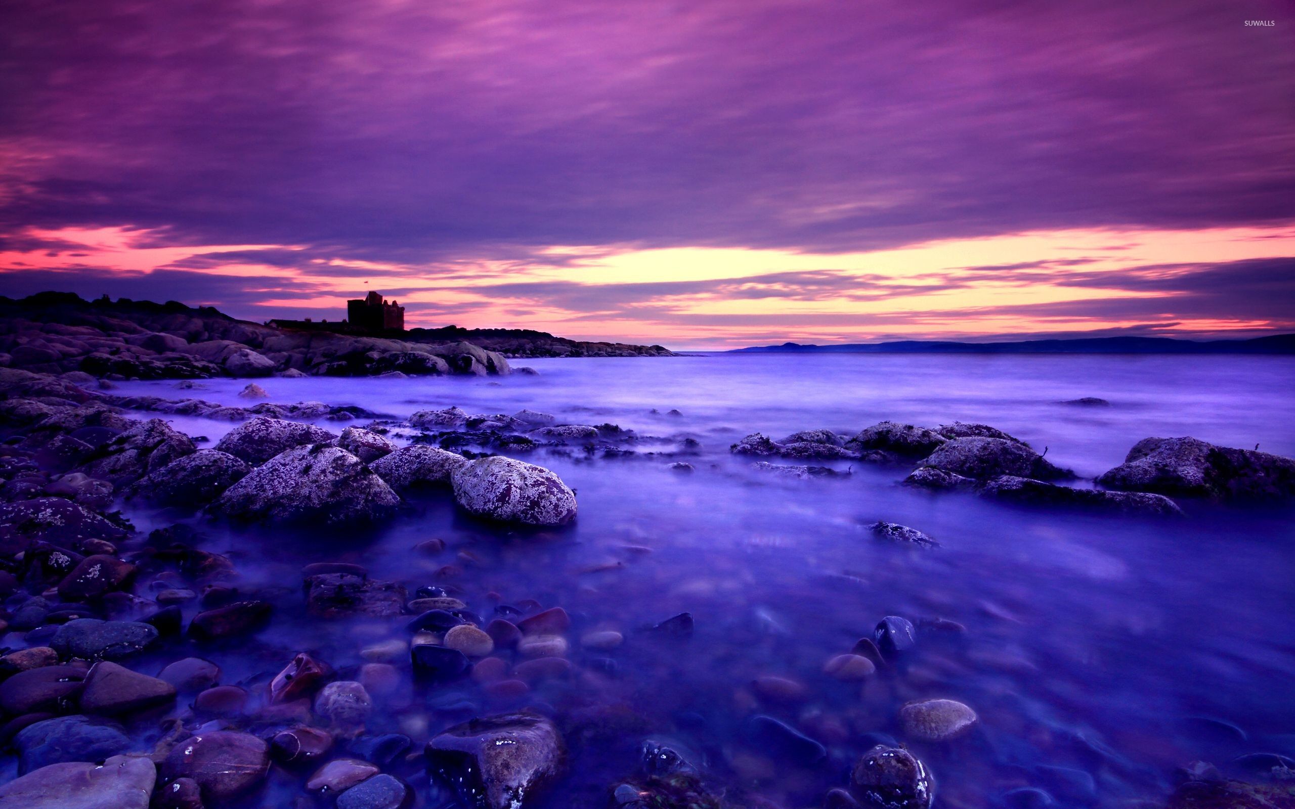 Purple Scenery Wallpapers