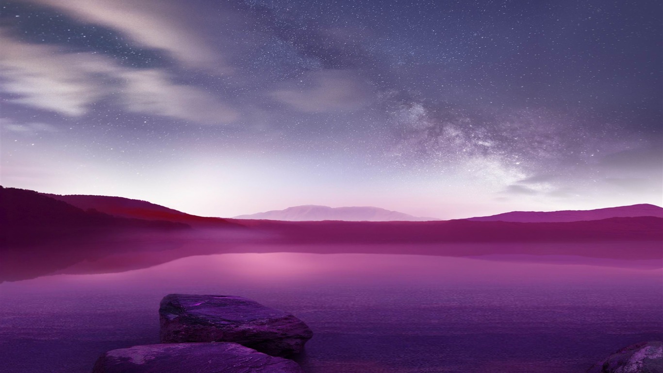 Purple Scenery Wallpapers