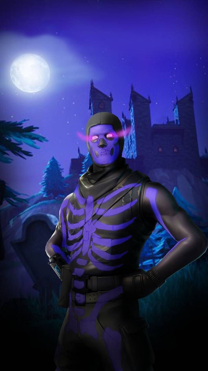 Purple Skull Trooper Wallpapers