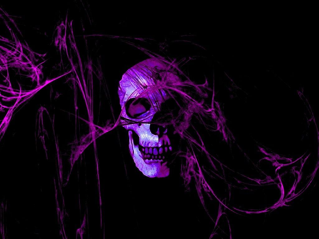 Purple Skull Wallpapers