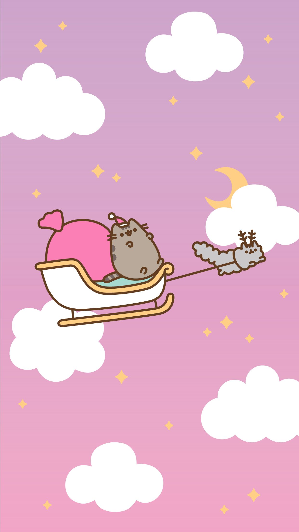 Pusheen Christmas Wallpapers