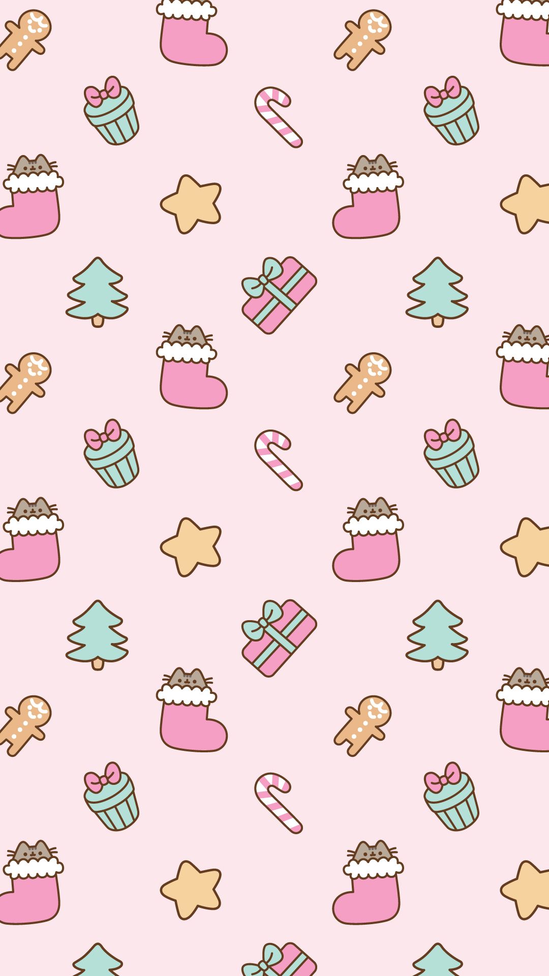 Pusheen Christmas Wallpapers