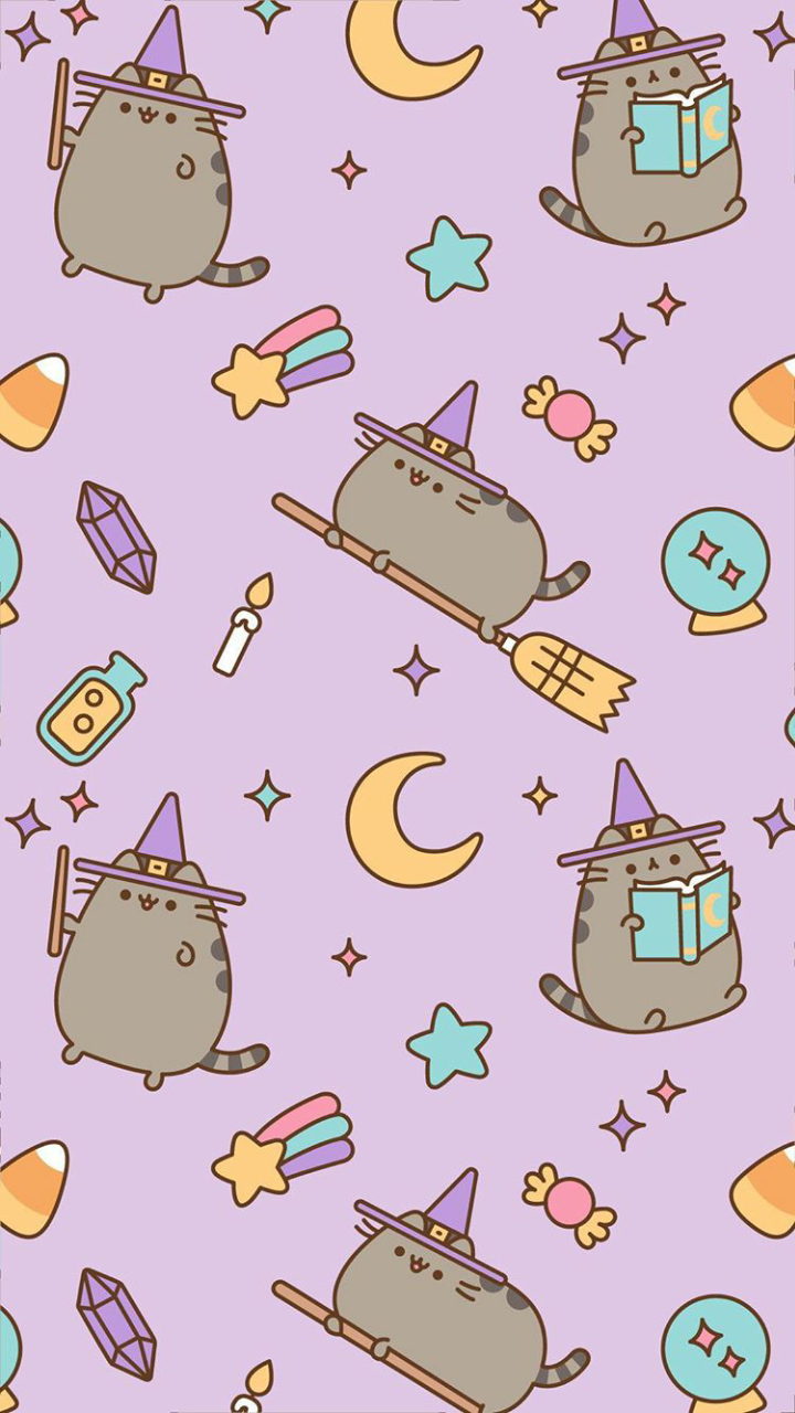 Pusheen Halloween Wallpapers