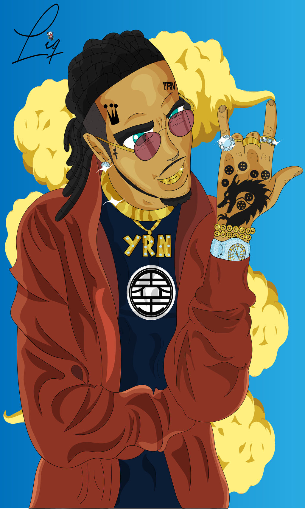 Quavo Cartoon Wallpapers