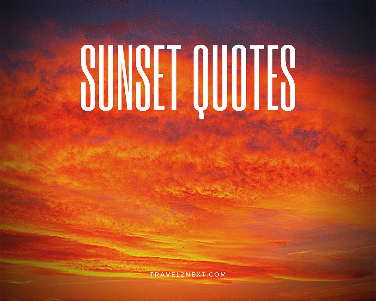 Quotations On Sunset Wallpapers