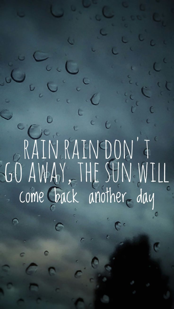 Quote About Rainy Day Wallpapers