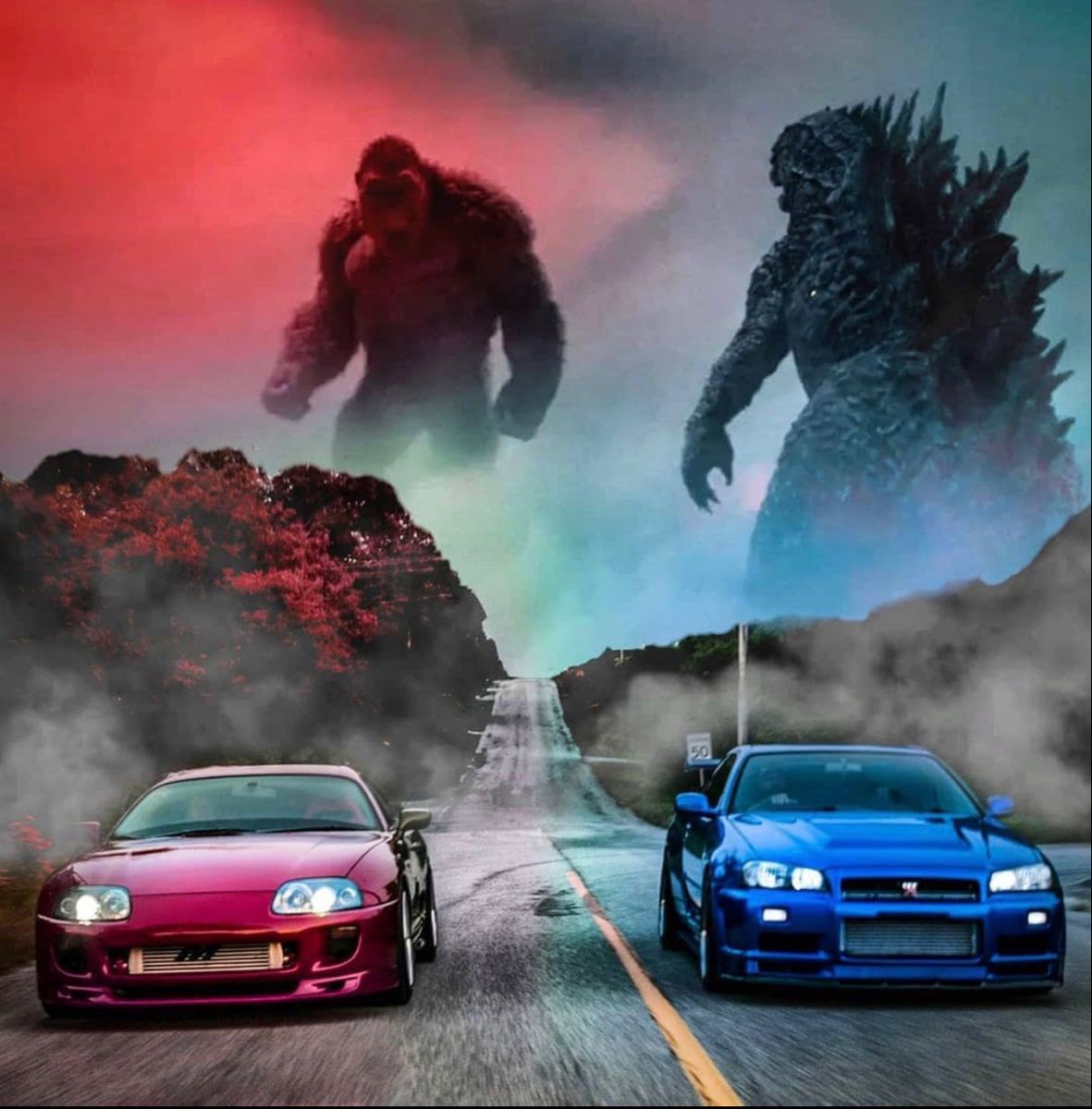 R34 And Supra Wallpapers