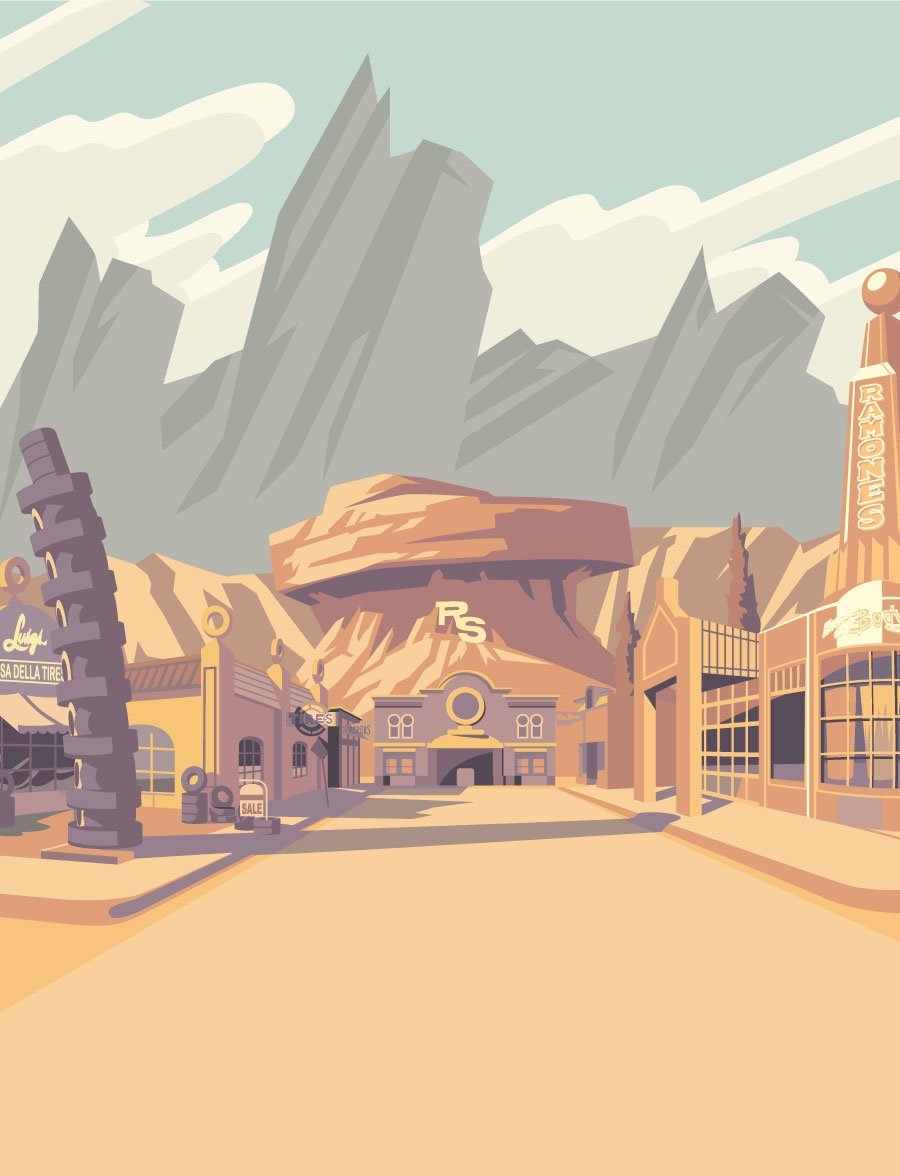 Radiator Springs Wallpapers