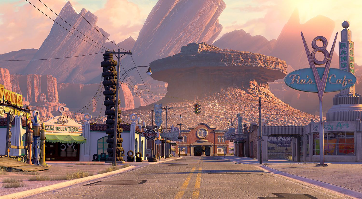 Radiator Springs Wallpapers