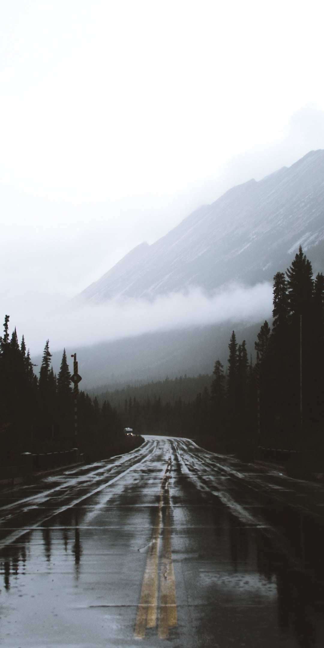 Rain Road Wallpapers