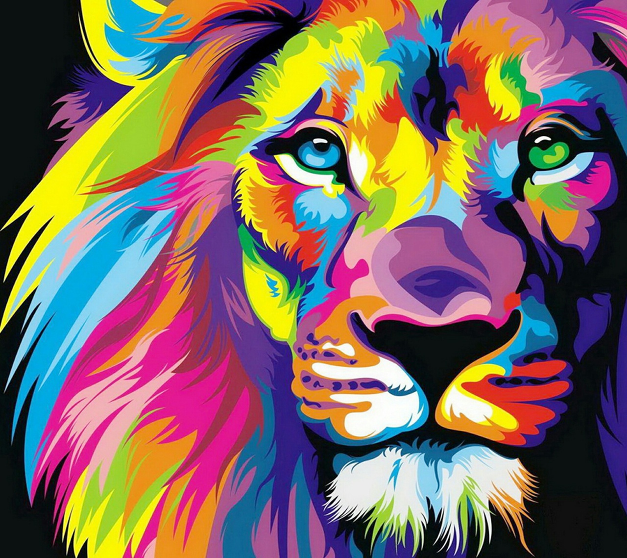 Rainbow Animals Wallpapers