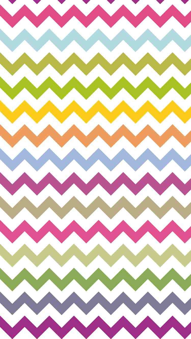 Rainbow Chevron Wallpapers