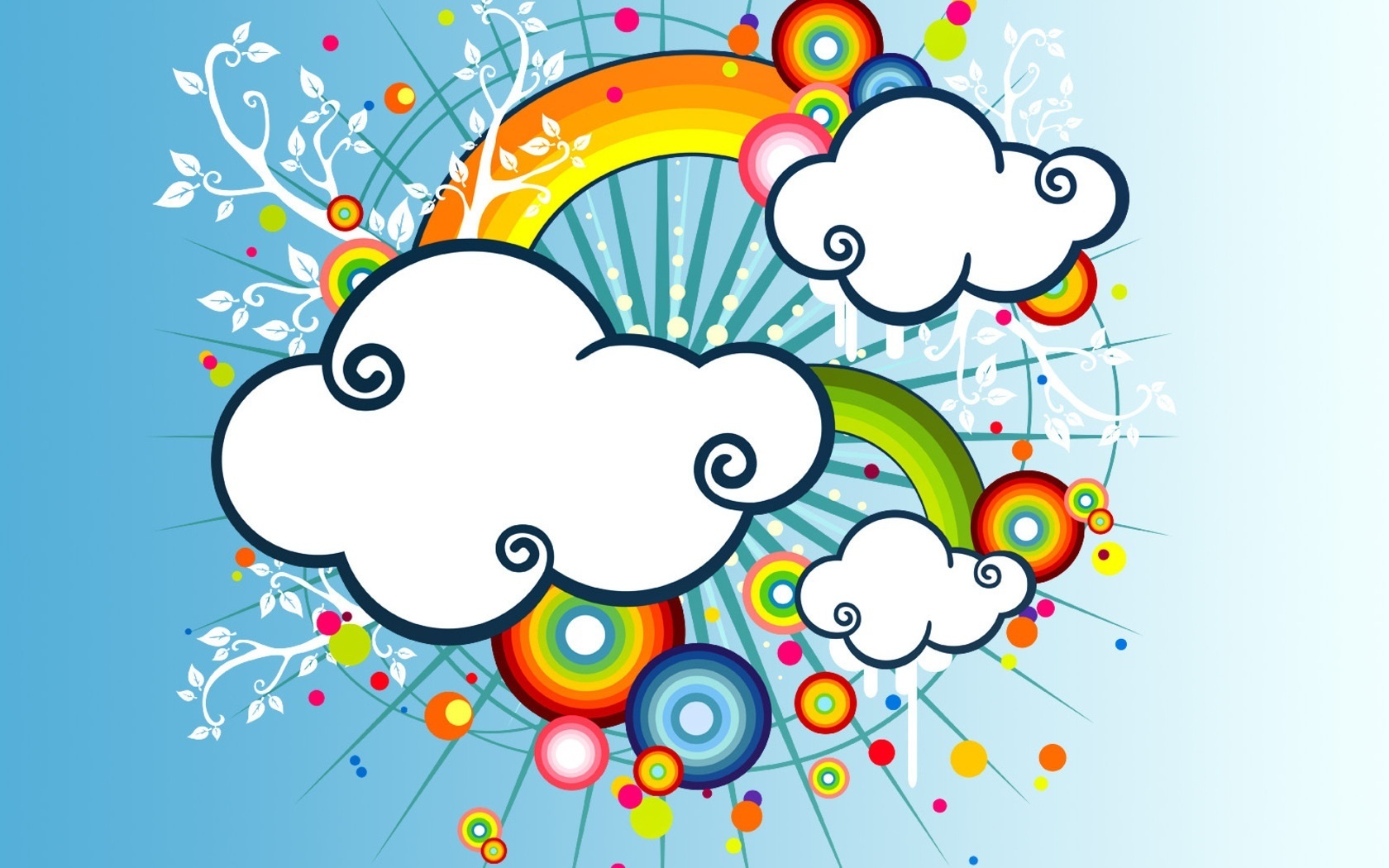 Rainbow Clouds Wallpapers