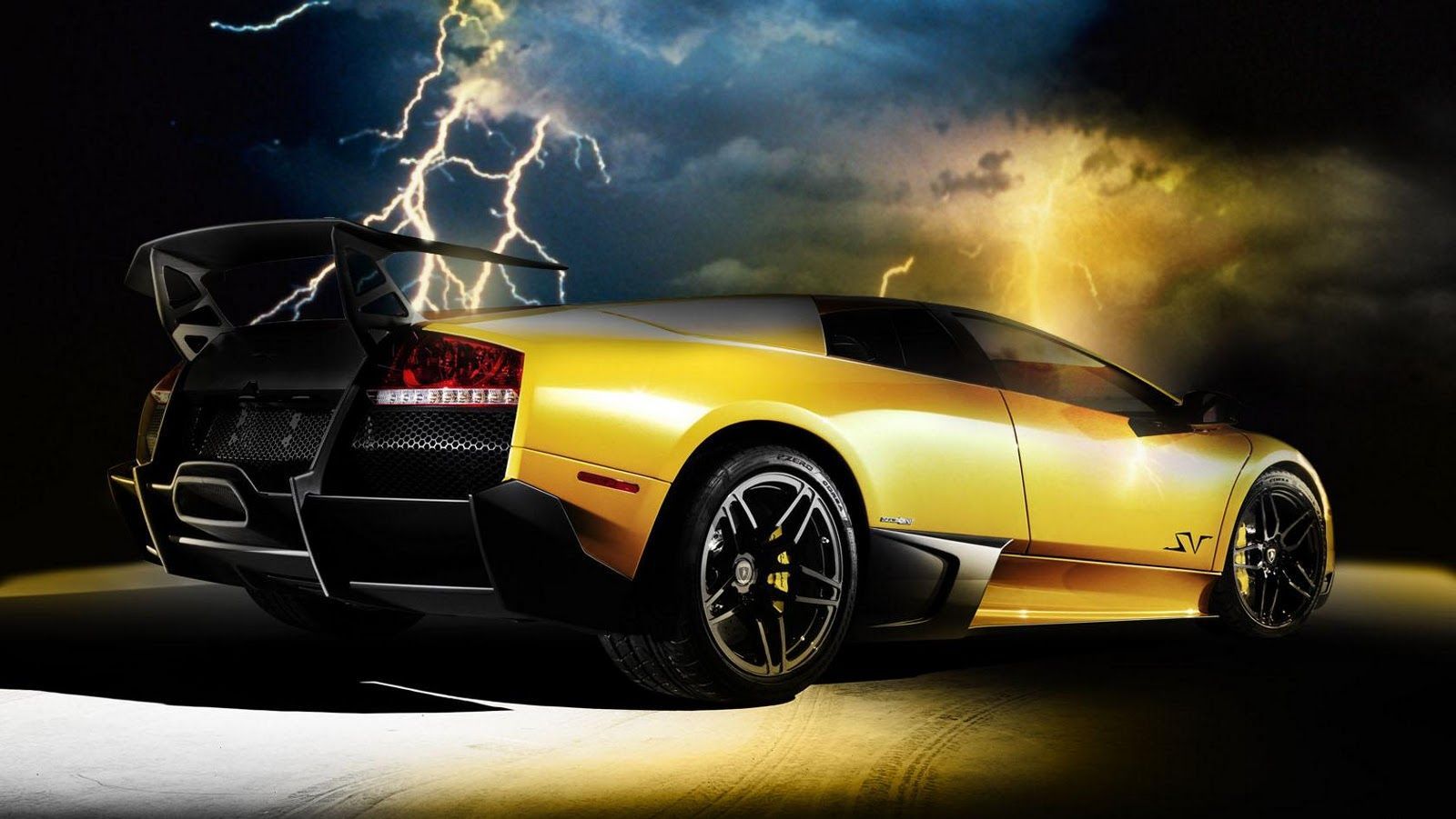 Rainbow Fire Lamborghini Wallpapers