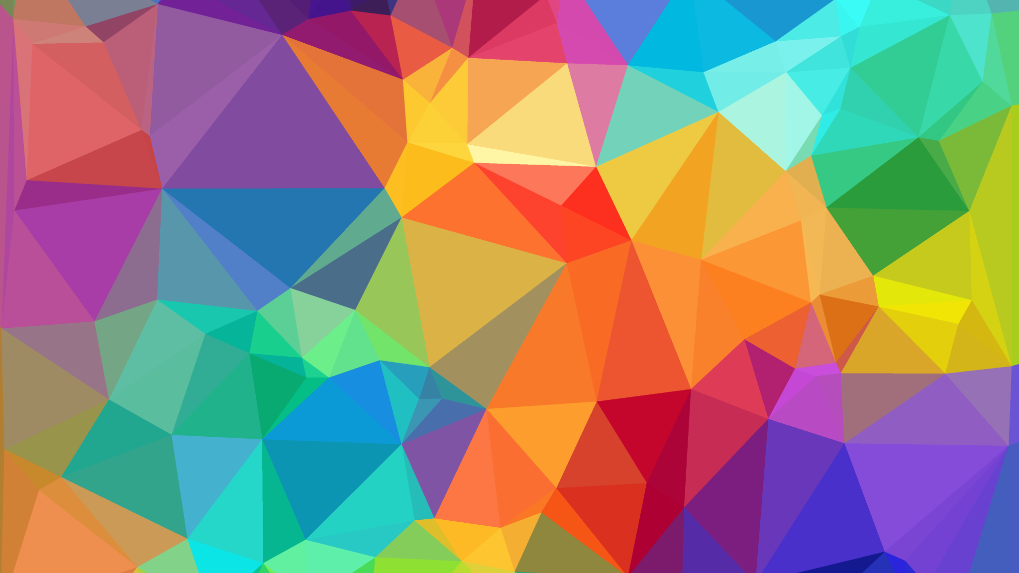 Rainbow Geometric Wallpapers