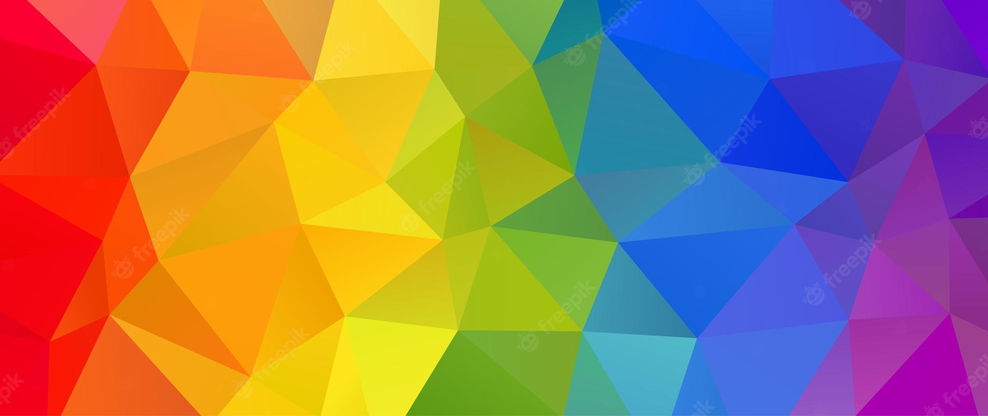 Rainbow Geometric Wallpapers