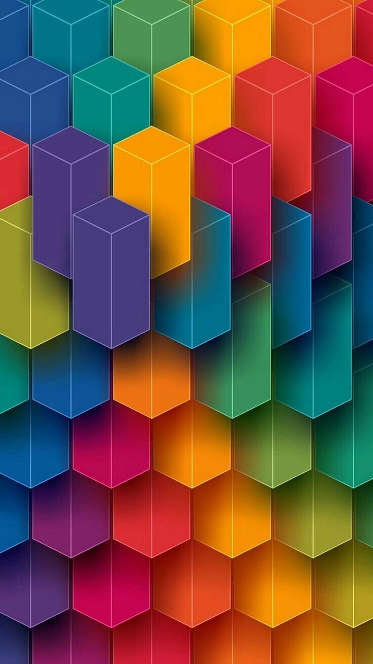 Rainbow Geometric Wallpapers