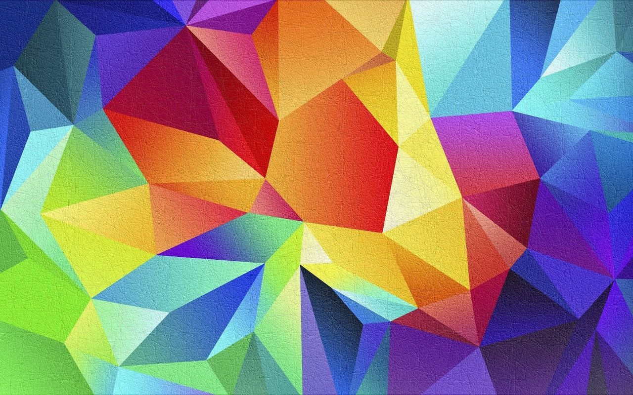 Rainbow Geometric Wallpapers