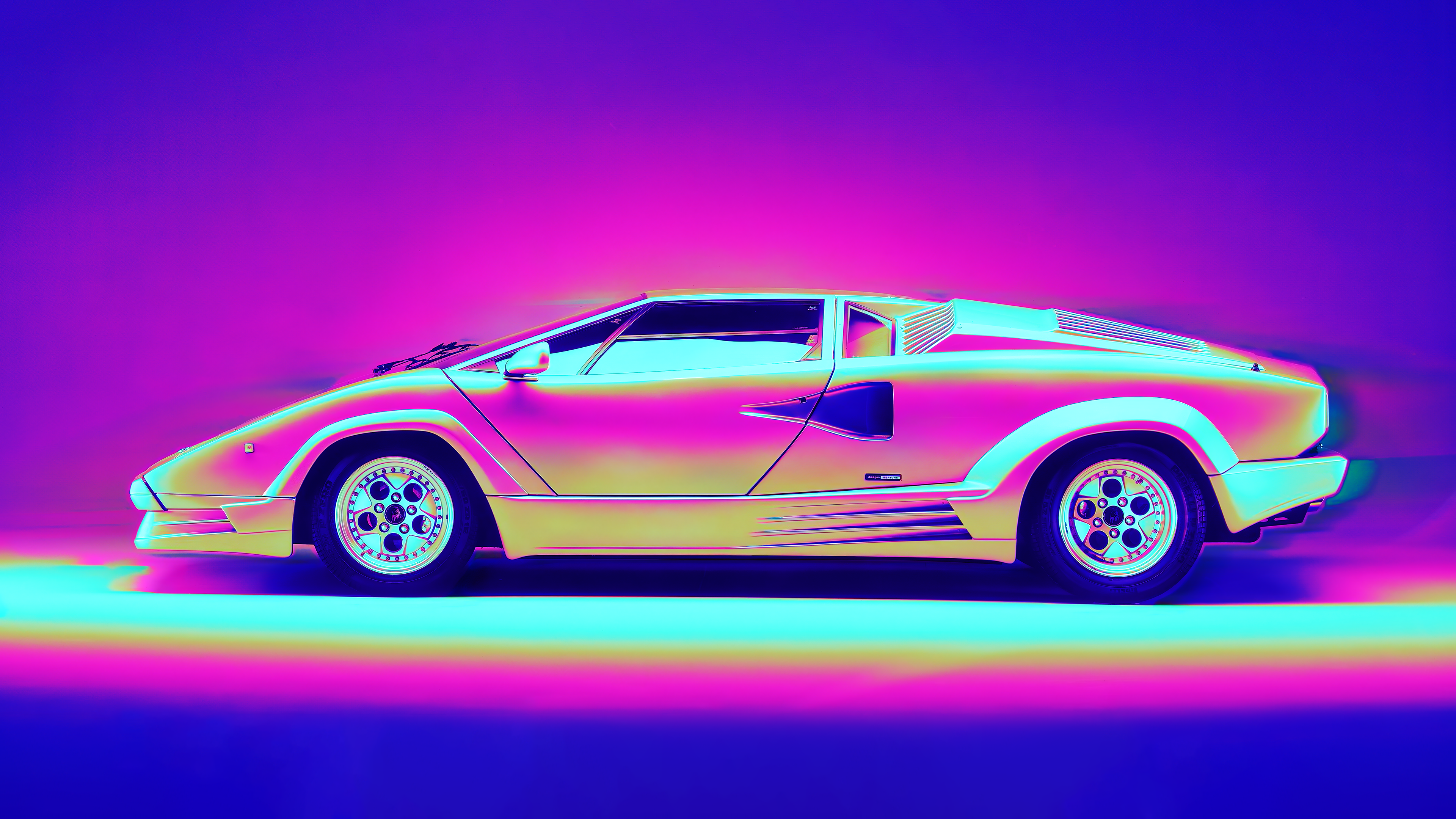 Rainbow Lamborghini Wallpapers