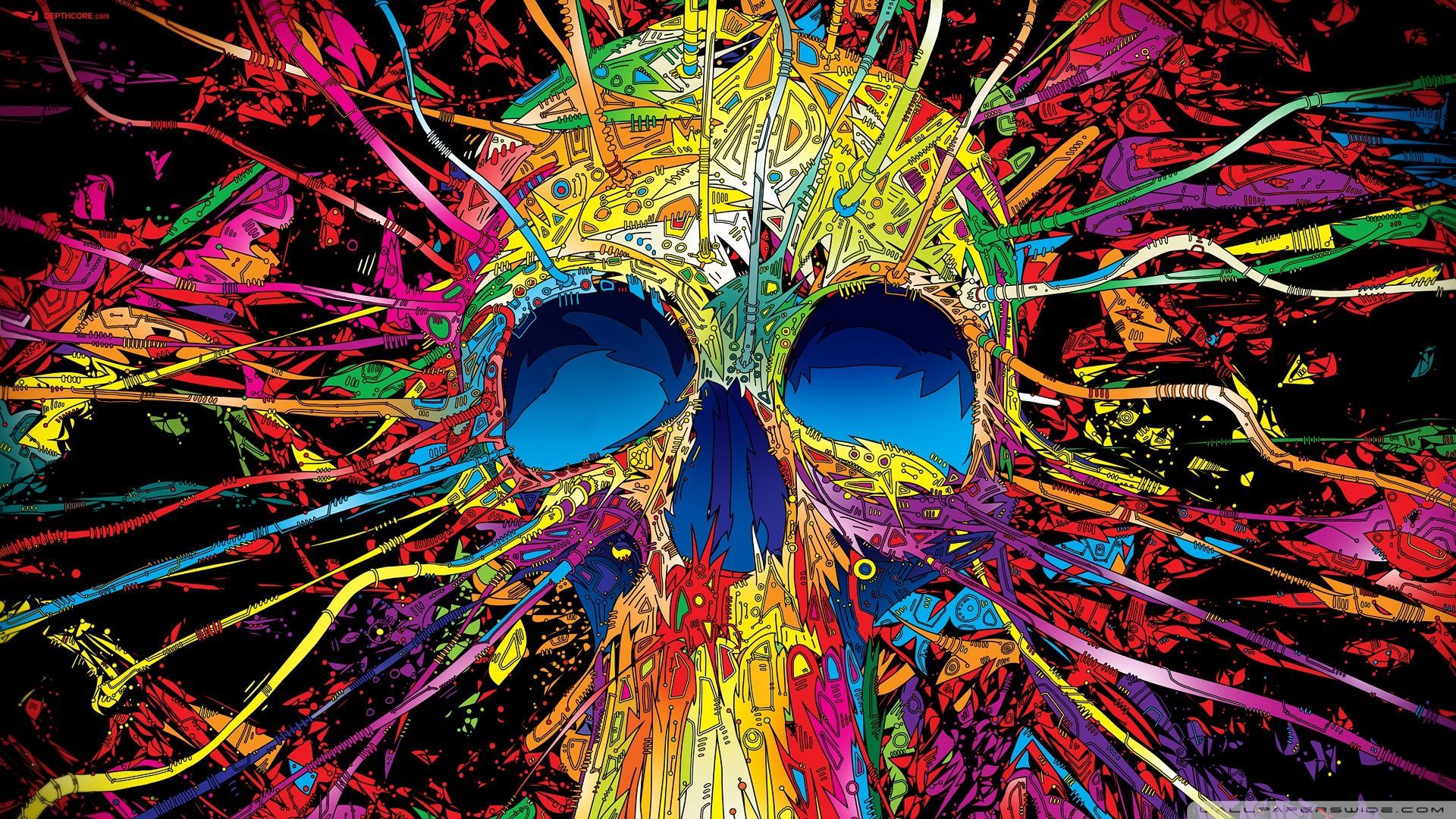 Rainbow Skull Wallpapers