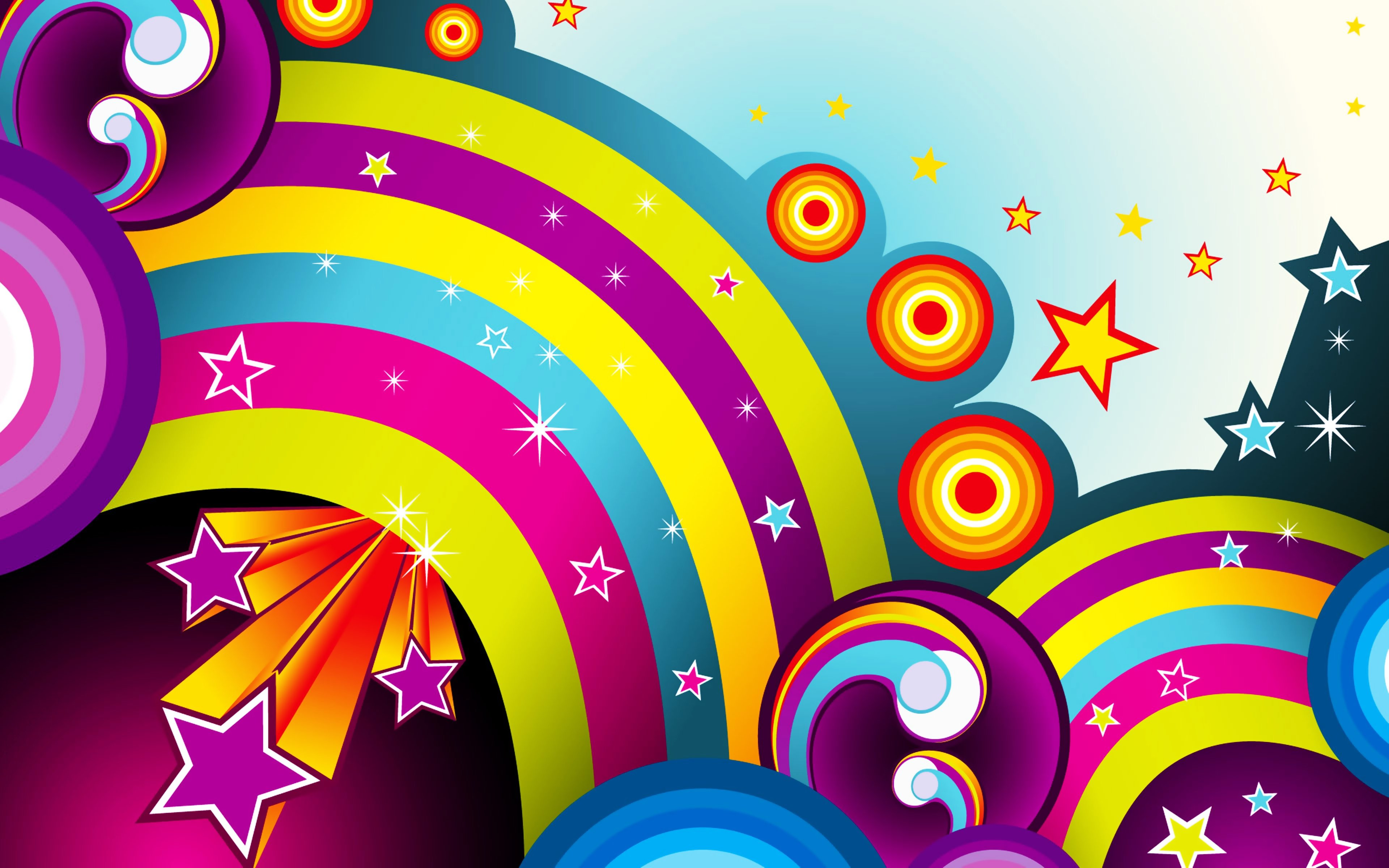 Rainbow Star Wallpapers