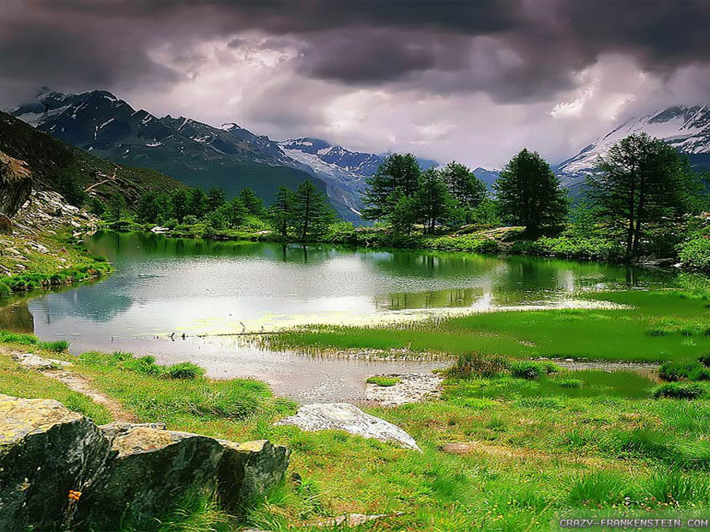 Rainy Countryside Wallpapers