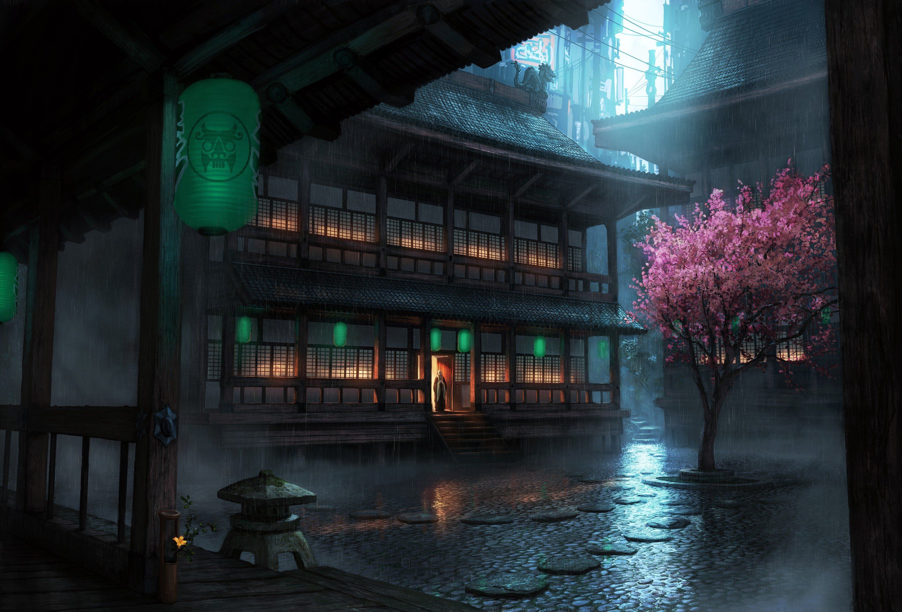 Rainy Japan Wallpapers