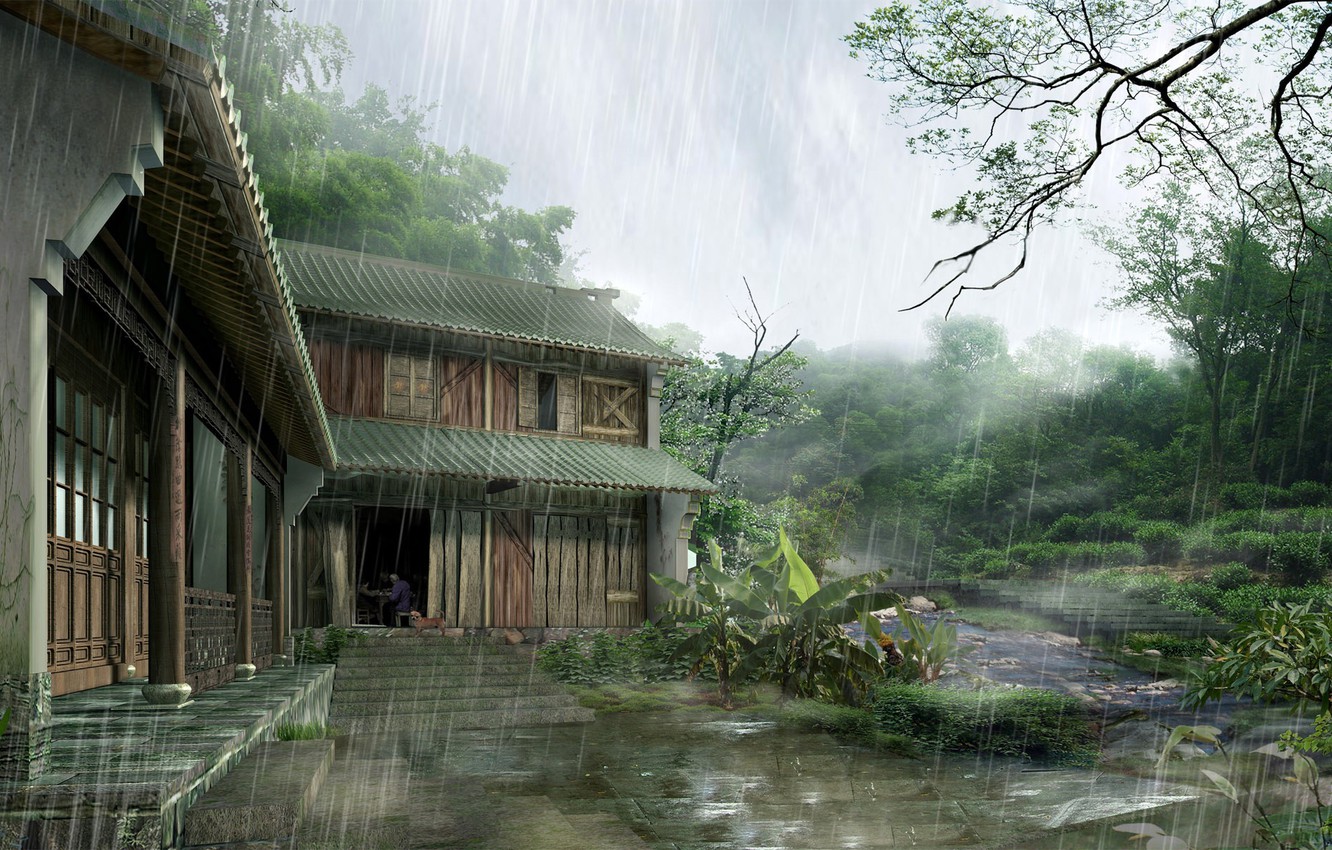 Rainy Japan Wallpapers