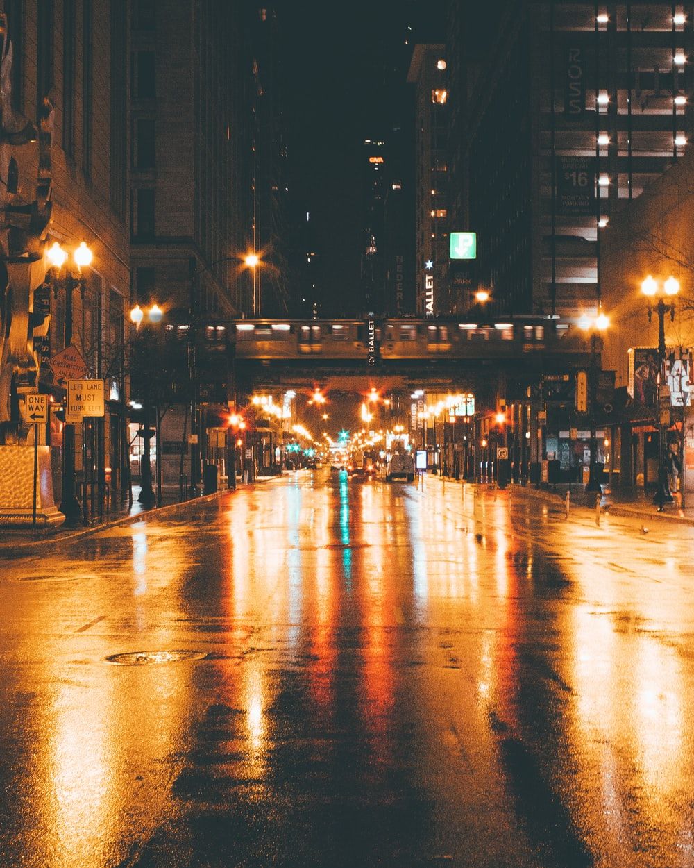 Rainy Road Wallpapers