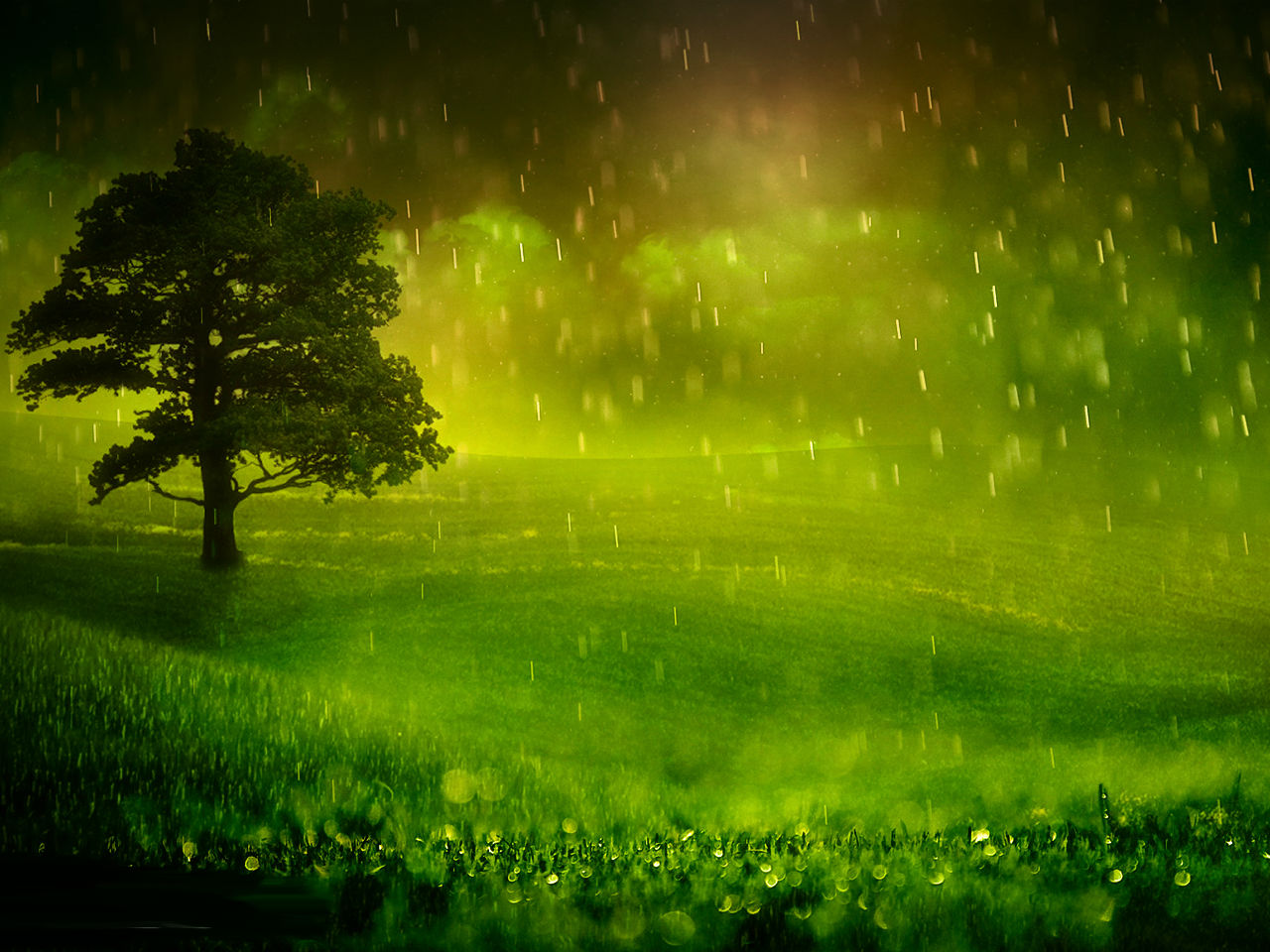 Rainy Spring Wallpapers