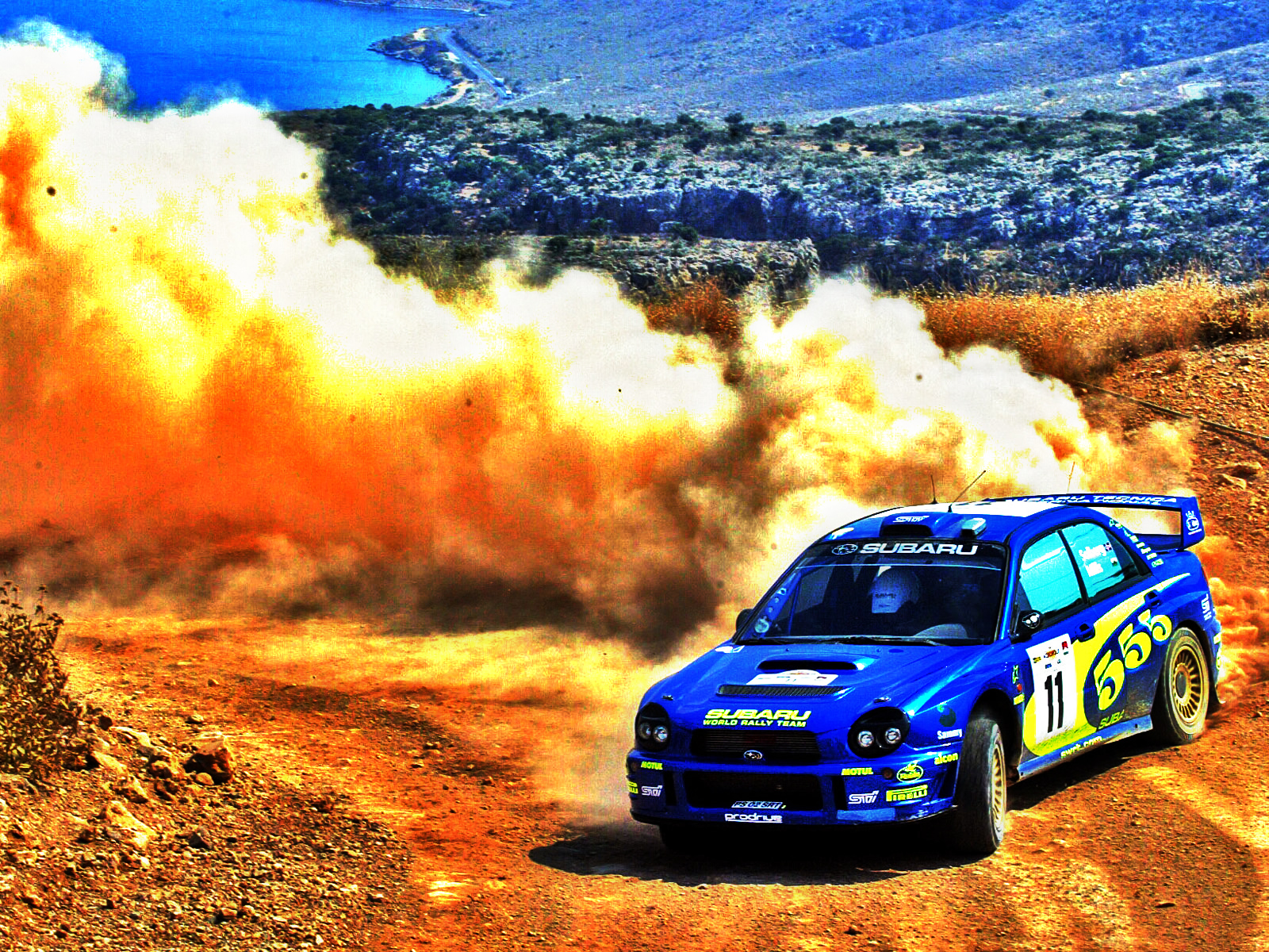 Rally Car Jump Wallpapers