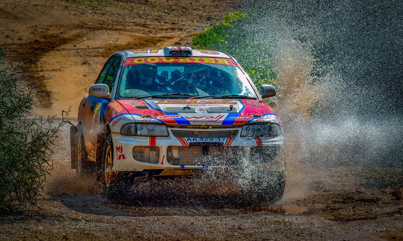 Rally Car Jump Wallpapers
