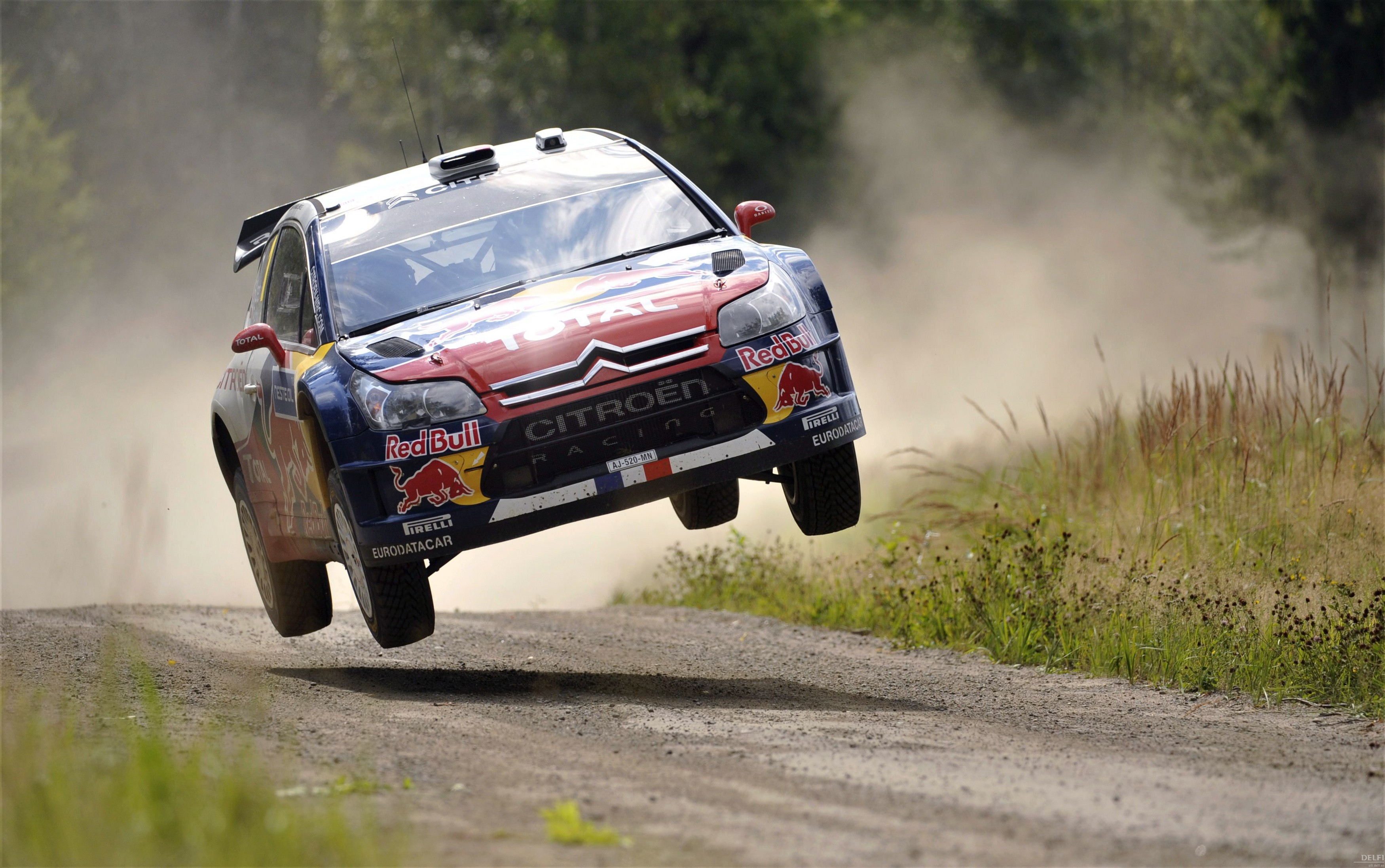 Rally Car Jump Wallpapers